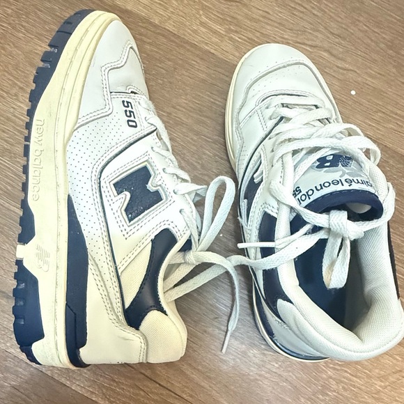 New Balance 550 Aime Leon Dore White Navy Men’s Size 4 Deadstock